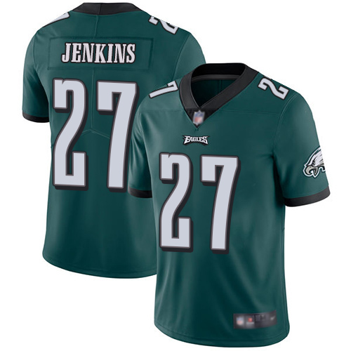 Men Philadelphia Eagles 27 Malcolm Jenkins Midnight Green Team Color Vapor Untouchable NFL Jersey